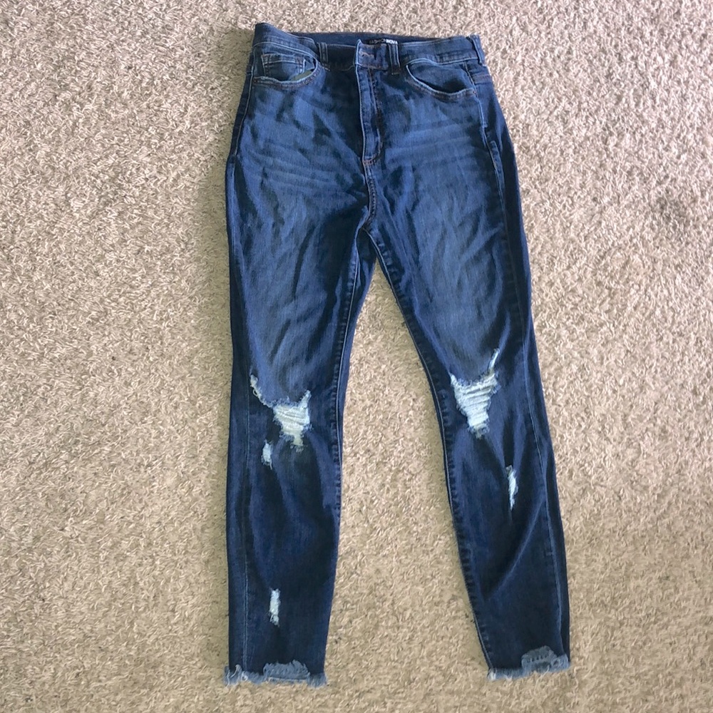 Fashion Nova distressed jeans